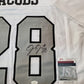 MVP Authentics Las Vegas Raiders Josh Jacobs Autographed Signed Jersey Jsa Coa 135 sports jersey framing , jersey framing