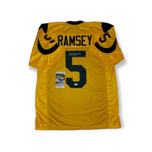 MVP Authentics Los Angeles Rams Jalen Ramsey Autographed Signed Jersey Jsa Coa 211.50 sports jersey framing , jersey framing