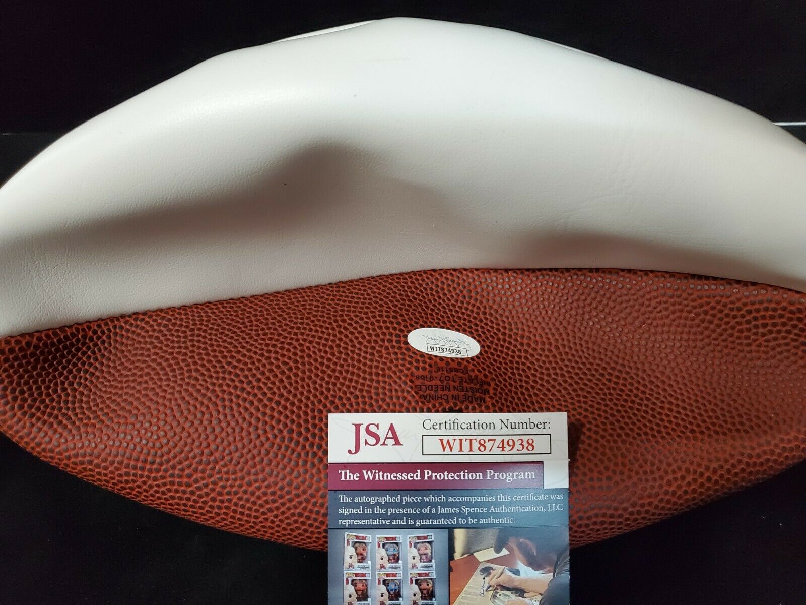 MVP Authentics Arizona Cardinals Chase Edmonds & Rondale Moore Signed Logo Football Jsa Coa 157.50 sports jersey framing , jersey framing