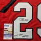 MVP Authentics Georgia Bulldogs Chris Smith Autographed Signed Inscribed Jersey Jsa  Coa 117 sports jersey framing , jersey framing