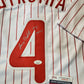 MVP Authentics Philadelphia Phillies Lenny Dykstra Autographed Signed Custom Jersey Jsa Coa 90 sports jersey framing , jersey framing