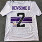 MVP Authentics Northwestern Wildcats Greg Newsome Ii Autographed Signed Jersey Jsa Coa 117 sports jersey framing , jersey framing