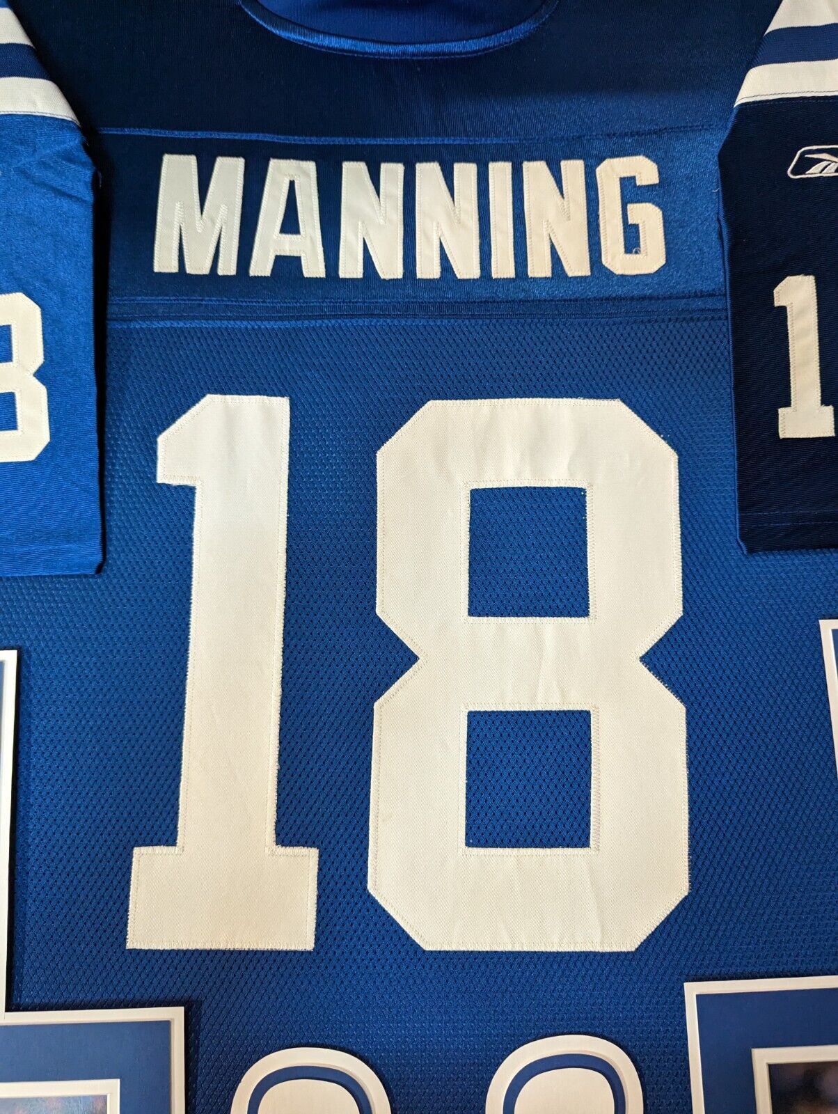MVP Authentics Framed Indianapolis Colts Payton Manning Jersey Display 270 sports jersey framing , jersey framing
