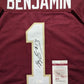 MVP Authentics Florida State Seminoles Kelvin Benjamin Autographed Signed Jersey Jsa Coa 126 sports jersey framing , jersey framing
