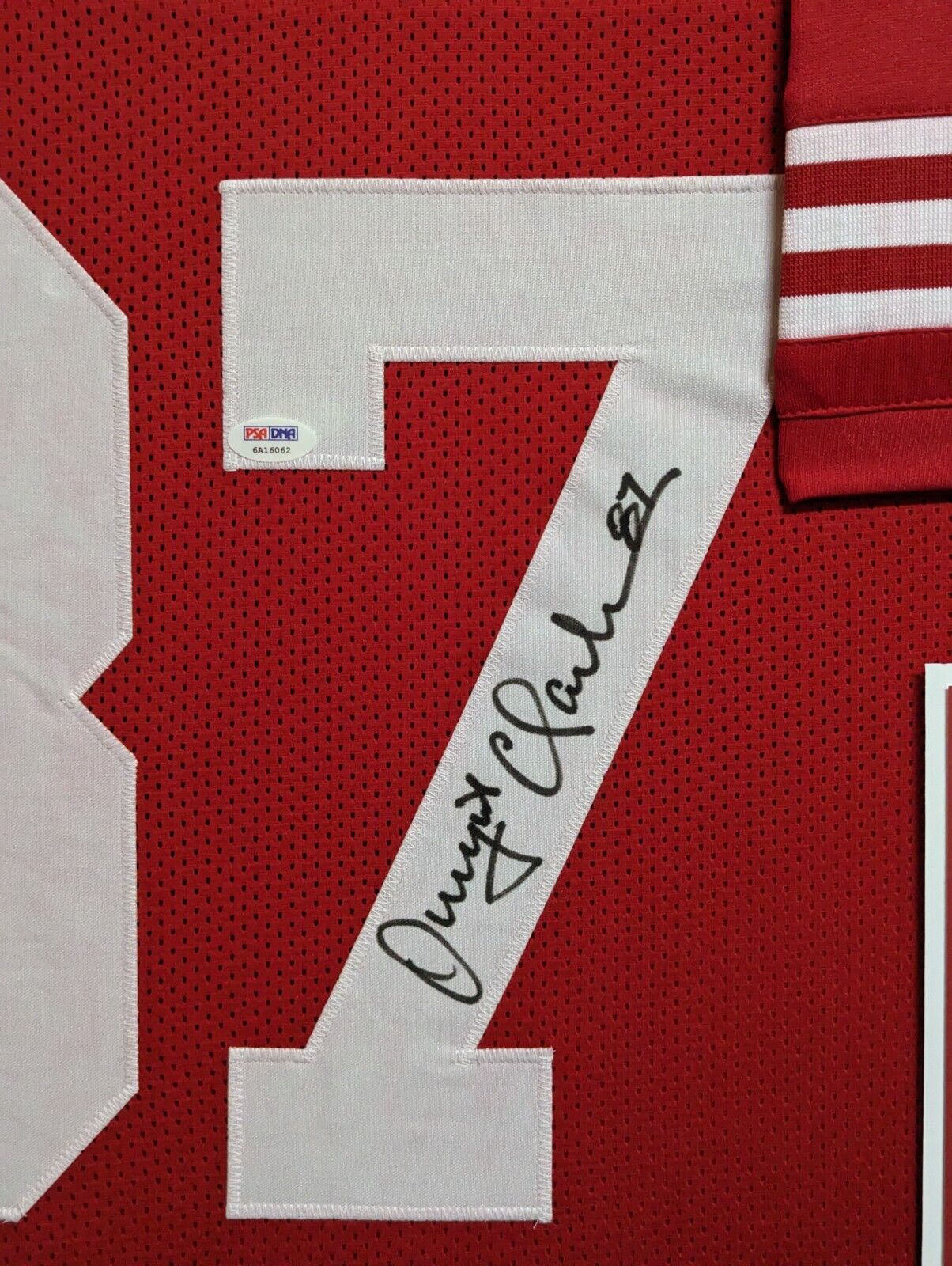 MVP Authentics Framed San Francisco 49Ers Dwight Clark Autographed Signed Jersey Psa Coa 1080 sports jersey framing , jersey framing