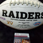 MVP Authentics Las Vegas Raiders Sebastian Janikowski Autographed Signed Logo Football Jsa Coa 135 sports jersey framing , jersey framing