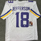 MVP Authentics Justin Jefferson Minnesota Vikings Autographed Signed Jersey Jsa Coa 143.10 sports jersey framing , jersey framing