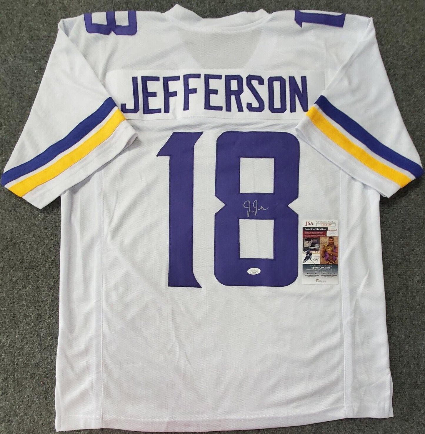 Framed Minnesota Vikings Justin Jefferson Autographed Signed Jersey Js –  MVP Authentics
