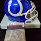 MVP Authentics Nyheim Hines Autographed Signed Indianapolis Colts Flash Mini Helmet Jsa Coa 126 sports jersey framing , jersey framing