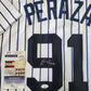 MVP Authentics Oswald Peraza Autographed Signed N.Y. Yankees Style Custom Jersey Jsa Coa 143.10 sports jersey framing , jersey framing
