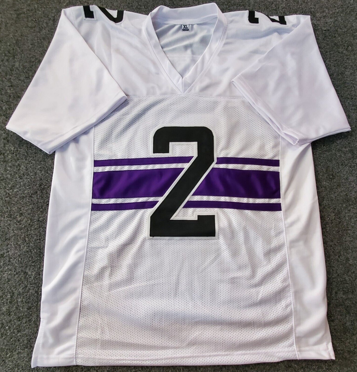 MVP Authentics Northwestern Wildcats Greg Newsome Ii Autographed Signed Jersey Jsa Coa 117 sports jersey framing , jersey framing