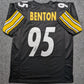 MVP Authentics Pittsburgh Steelers Keeanu Benton Autographed Signed  Jersey Jsa Coa 90 sports jersey framing , jersey framing