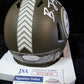 MVP Authentics Pittsburgh Steelers Broderick Jones Autographed Salute Mini Helmet Jsa Coa 90 sports jersey framing , jersey framing