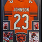 MVP Authentics Framed Chicago Bears Roschon Johnson Autographed Signed Jersey Beckett Holo 495 sports jersey framing , jersey framing