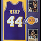 MVP Authentics Framed L.A. Lakers Jerry West Autographed Signed Jersey Jsa Coa 445.50 sports jersey framing , jersey framing