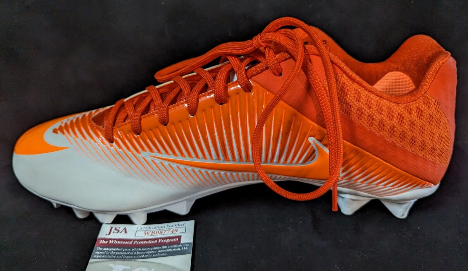 MVP Authentics Denver Broncos Rick Upchurch Autographed Inscribed Cleat Jsa Coa 112.50 sports jersey framing , jersey framing