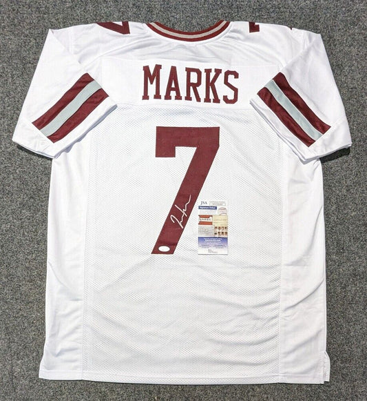 MVP Authentics Mississippi State Bulldogs Jo'quavious Marks Autographed Signed Jersey Jsa Coa 108 sports jersey framing , jersey framing