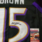 MVP Authentics Baltimore Ravens Marquise Brown Autographed Signed Jersey Jsa  Coa 67.50 sports jersey framing , jersey framing