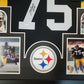 MVP Authentics Framed Pittsburgh Steelers Joe Greene Autographed Signed Inscr Jersey Jsa Coa 629.10 sports jersey framing , jersey framing