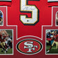 MVP Authentics Framed San Francisco 49Ers Jeff Garcia Autographed Signed Jersey Beckett Holo 405 sports jersey framing , jersey framing