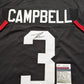 MVP Authentics Georgia Bulldogs Tyson Campbell Autographed Signed Jersey Jsa Coa 108 sports jersey framing , jersey framing