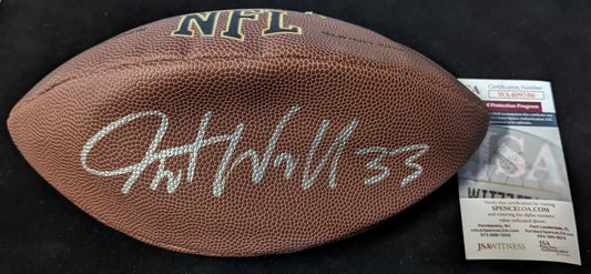 MVP Authentics Denver Broncos Javonte Williams Autographed Signed Nfl Football Jsa Coa 117 sports jersey framing , jersey framing
