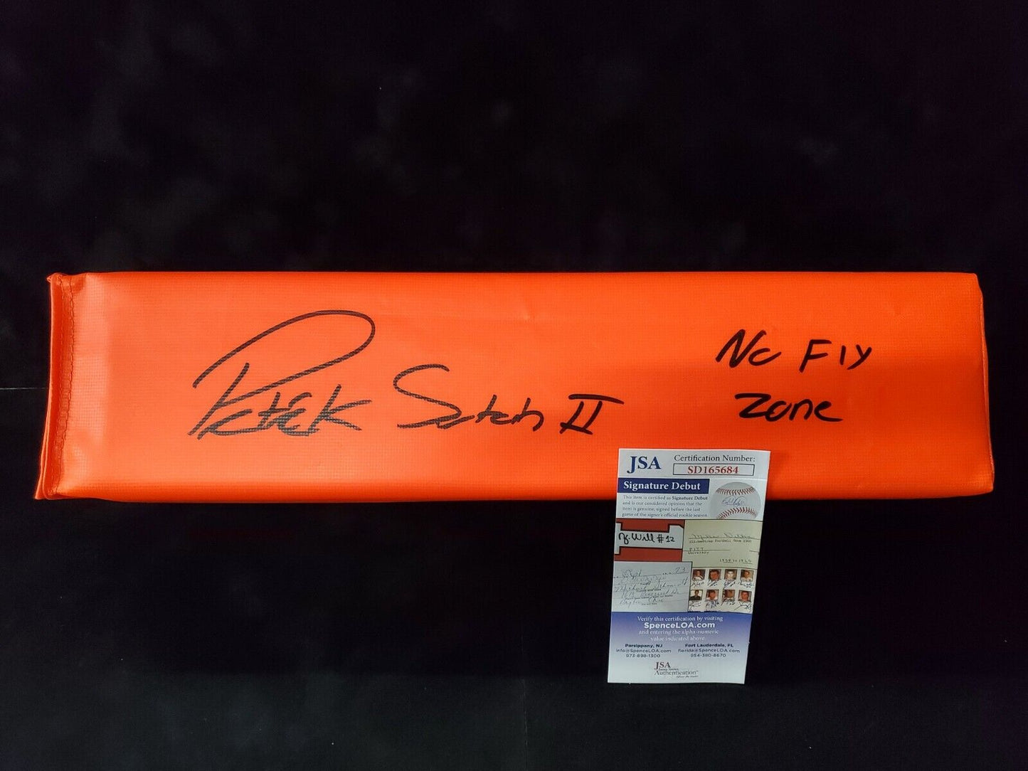 MVP Authentics Patrick Surtain Ii Autographed Signed End Zone Pylon Jsa Coa 143.10 sports jersey framing , jersey framing