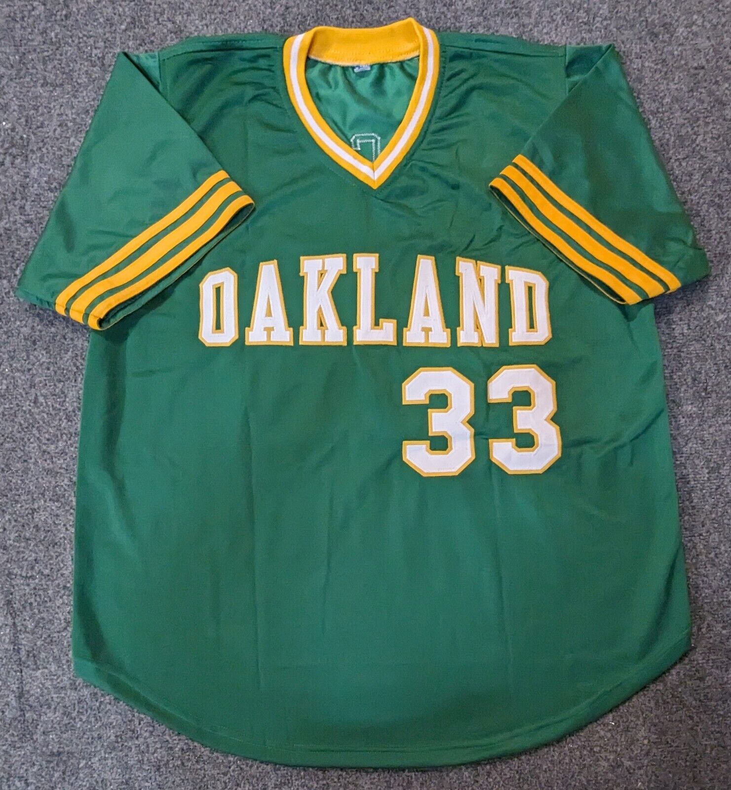 Oakland A's Jose Canseco Autographed Signed Jersey Beckett Holo
