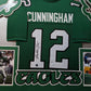 MVP Authentics Framed Philadelphia Eagles Randall Cunningham Autographed Jersey Prova Coa 697.50 sports jersey framing , jersey framing