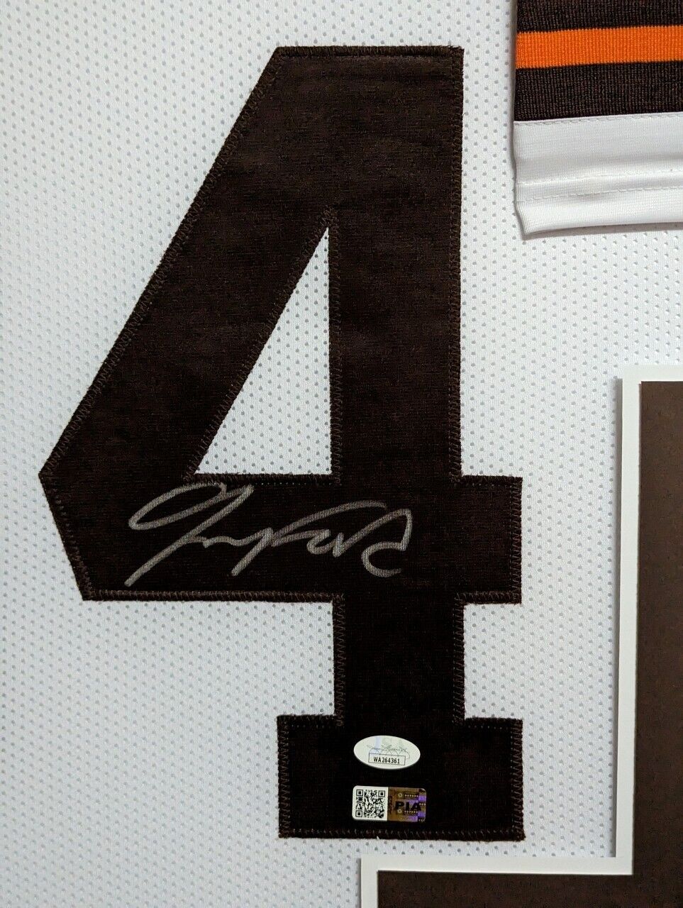 MVP Authentics Framed Cleveland Browns Jerome Ford Autographed Signed Jersey Jsa Coa 382.50 sports jersey framing , jersey framing