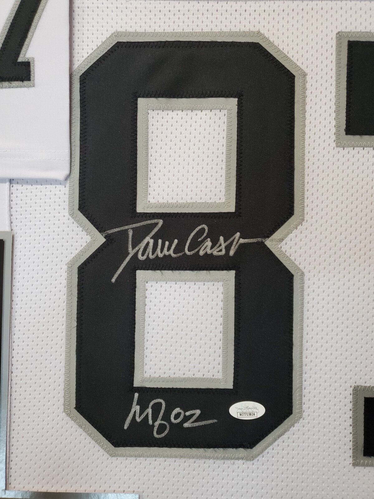 MVP Authentics Framed Oakland Raiders Dave Casper Autographed Signed Inscribed Jersey Jsa Coa 450 sports jersey framing , jersey framing
