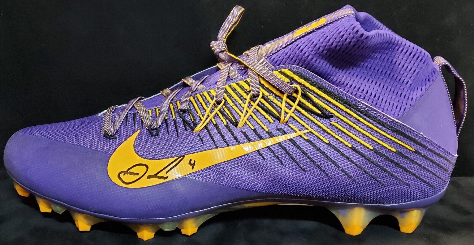 MVP Authentics Minnesota Vikings Dalvin Cook Autographed Signed Cleat Beckett Holo 202.50 sports jersey framing , jersey framing