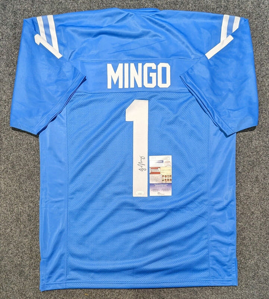 MVP Authentics Ole Miss Rebels Jonathan Mingo Autographed Signed Jersey Jsa Coa 117 sports jersey framing , jersey framing