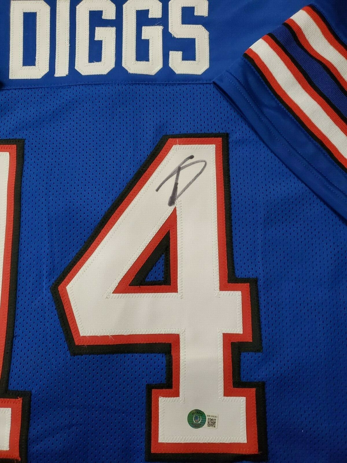 Buffalo Bills Stefon Diggs Autographed Signed Jersey Beckett Holo