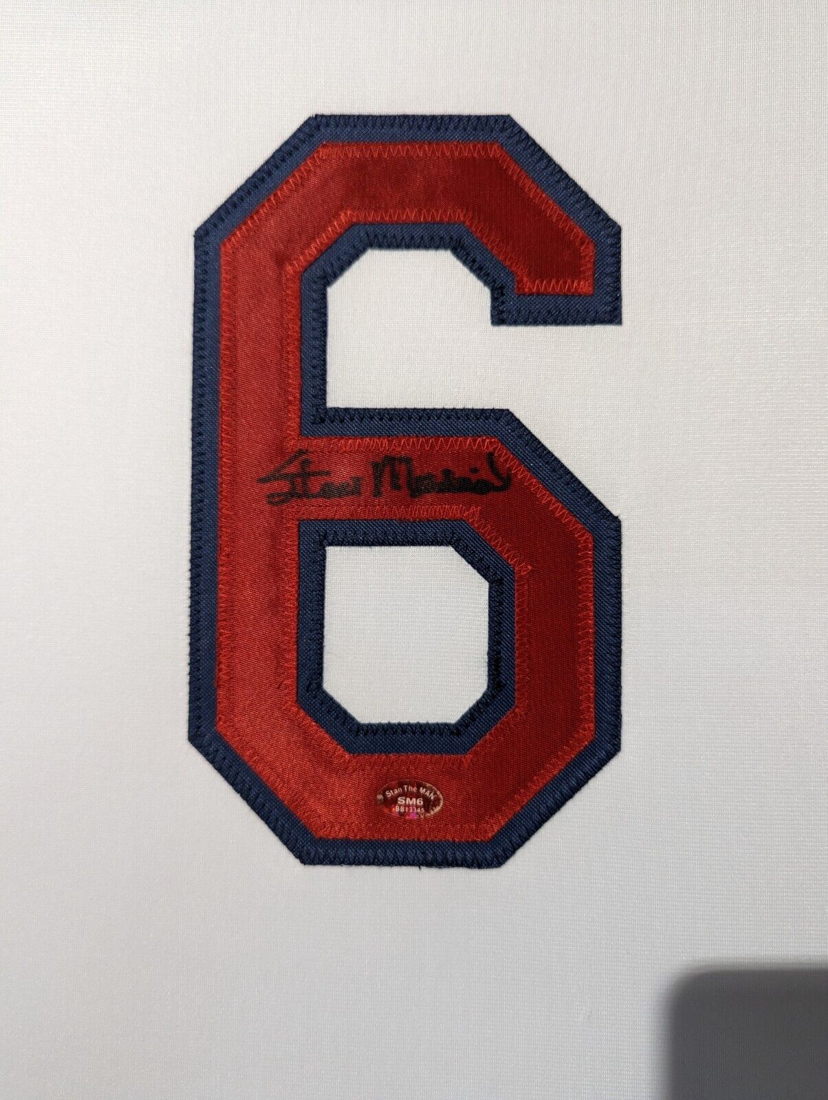 MVP Authentics Framed St Louis Cardinals Stan Musial Autograph Signed Jersey Stan The Man Holo 765 sports jersey framing , jersey framing