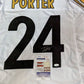 MVP Authentics Pittsburgh Steelers Joey Porter Jr Autographed Signed Jersey Jsa Coa 117 sports jersey framing , jersey framing