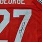 MVP Authentics Ohio State Buckeyes Eddie George Signed Stat Jersey Beckett Holo 180 sports jersey framing , jersey framing