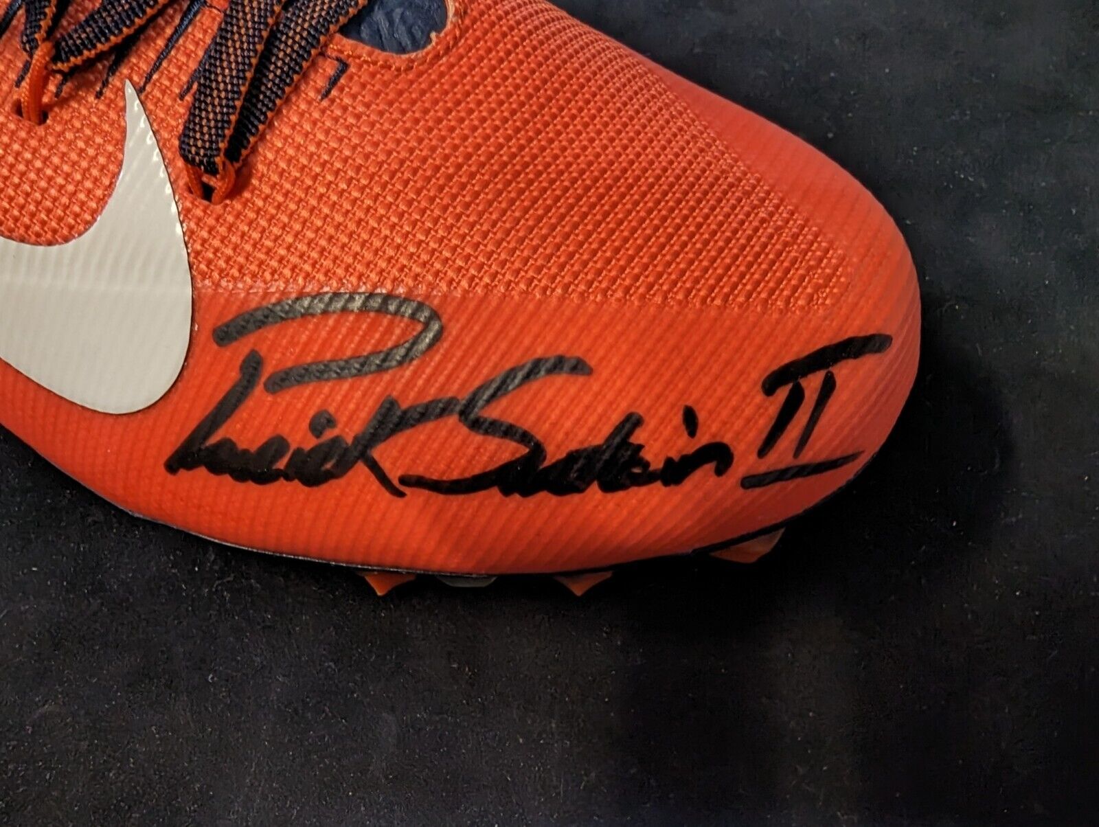 MVP Authentics Denver Broncos Pat Surtain Ii Autographed Signed Cleat Jsa Coa 144 sports jersey framing , jersey framing