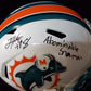 MVP Authentics Miami Dolphins Jevon Holland Signed Full Size Throwback Replica Helmet Jsa Coa 297 sports jersey framing , jersey framing