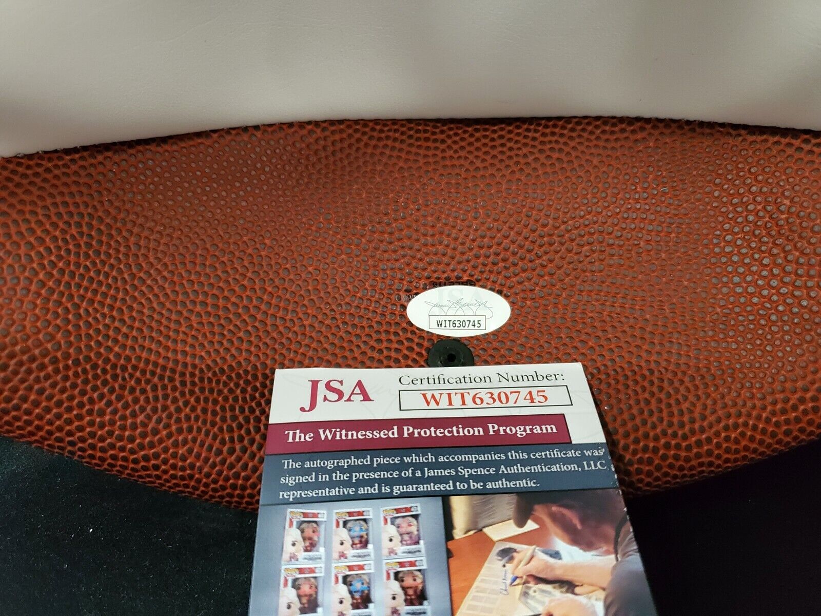 MVP Authentics Penn State Kj Hamler Autographed Signed Inscribed Logo Football Jsa  Coa 135 sports jersey framing , jersey framing