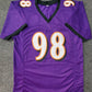 MVP Authentics Baltimore Ravens Tony Siragusa Autographed Signed Jersey Jsa  Coa 161.10 sports jersey framing , jersey framing
