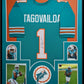 MVP Authentics Framed Miami Dolphins Tua Tagovailoa Autographed Signed Jersey Jsa Coa 765 sports jersey framing , jersey framing