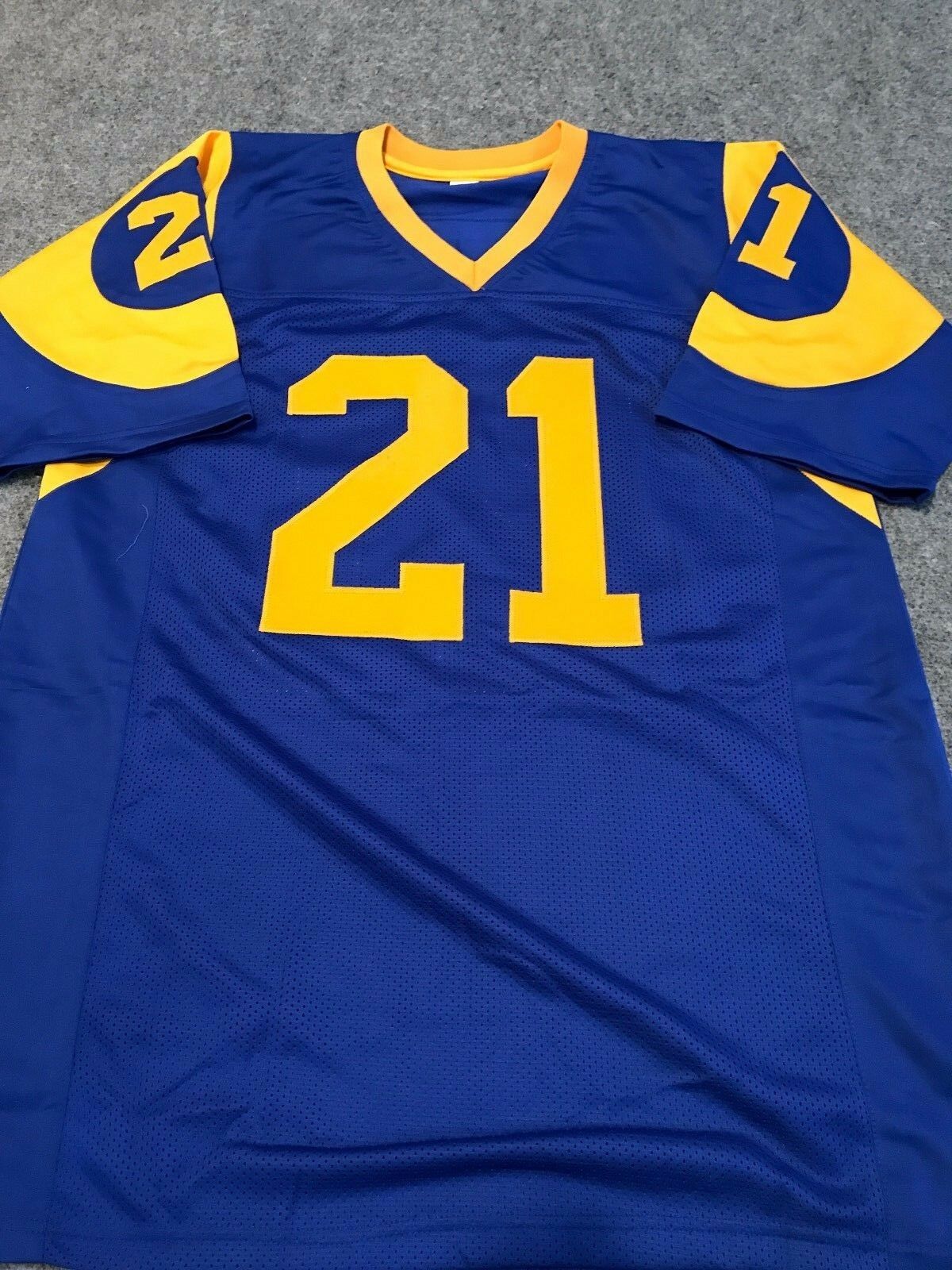 MVP Authentics Nolan Cromwell Autographed Signed L.A. Rams Jersey Jsa  Coa 99 sports jersey framing , jersey framing