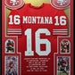 MVP Authentics Framed San Francisco 49Ers Joe Montana Autographed Stat Jersey Tristar Holo 720 sports jersey framing , jersey framing
