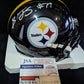 MVP Authentics Pittsburgh Steelers Broderick Jones Autographed Speed Mini Helmet Jsa Coa 90 sports jersey framing , jersey framing