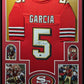 MVP Authentics Framed San Francisco 49Ers Jeff Garcia Autographed Signed Jersey Beckett Holo 405 sports jersey framing , jersey framing