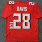 MVP Authentics Atlanta Falcons Mike Davis Autographed Signed Jersey Jsa Coa 98.10 sports jersey framing , jersey framing