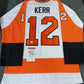 MVP Authentics Philadelphia Flyers Tim Kerr Autographed Signed Jersey Jsa Coa 98.10 sports jersey framing , jersey framing