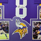 MVP Authentics Framed Minnesota Vikings Kirk Cousins Autographed Signed Jersey Psa Coa 540 sports jersey framing , jersey framing