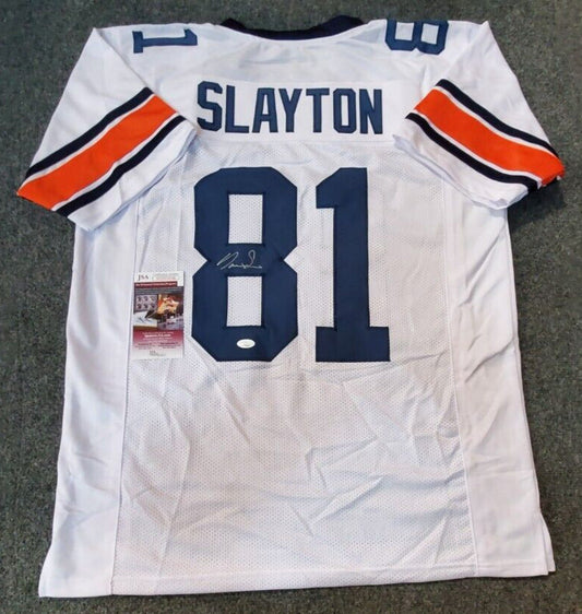 MVP Authentics Auburn Tigers Darius Slayton Autographed Signed Jersey Jsa Coa 107.10 sports jersey framing , jersey framing